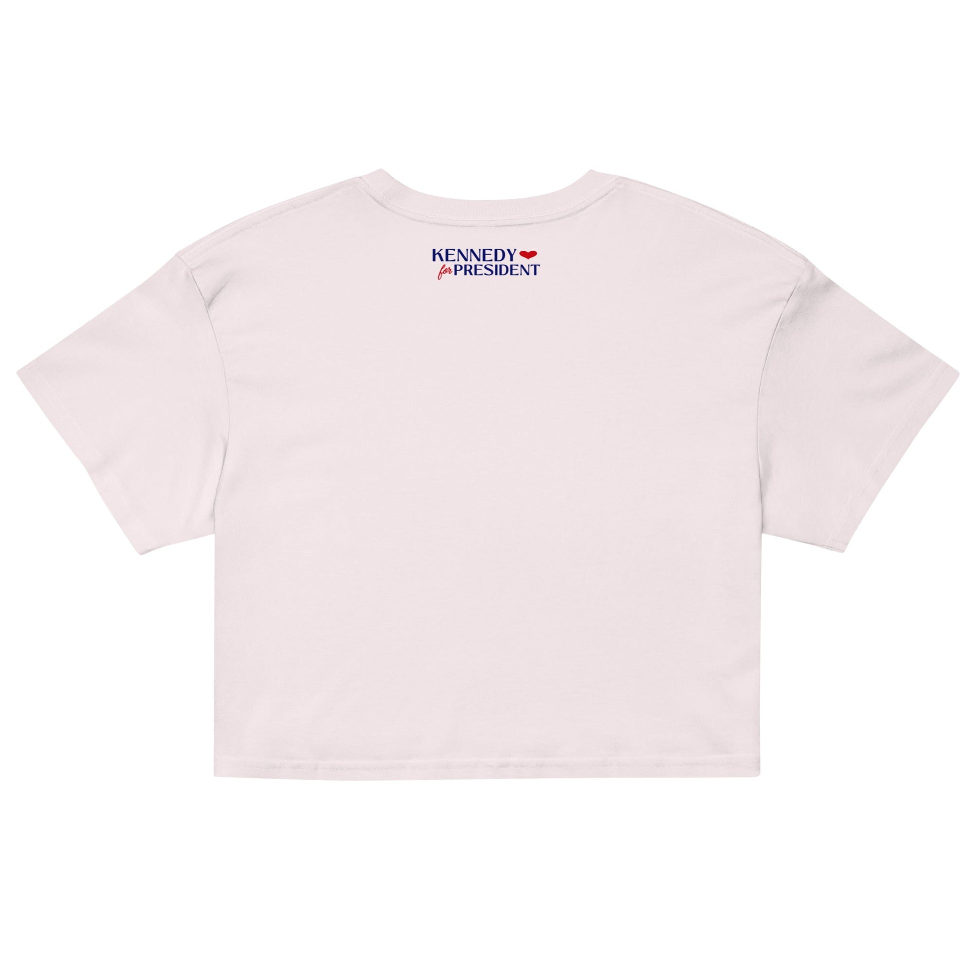 Kennedy Heart Embroidered Women’s Crop Top - Team Kennedy Official Merchandise