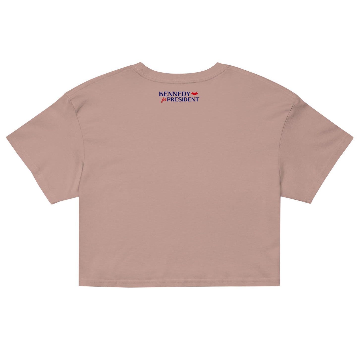 Kennedy Heart Embroidered Women’s Crop Top - Team Kennedy Official Merchandise