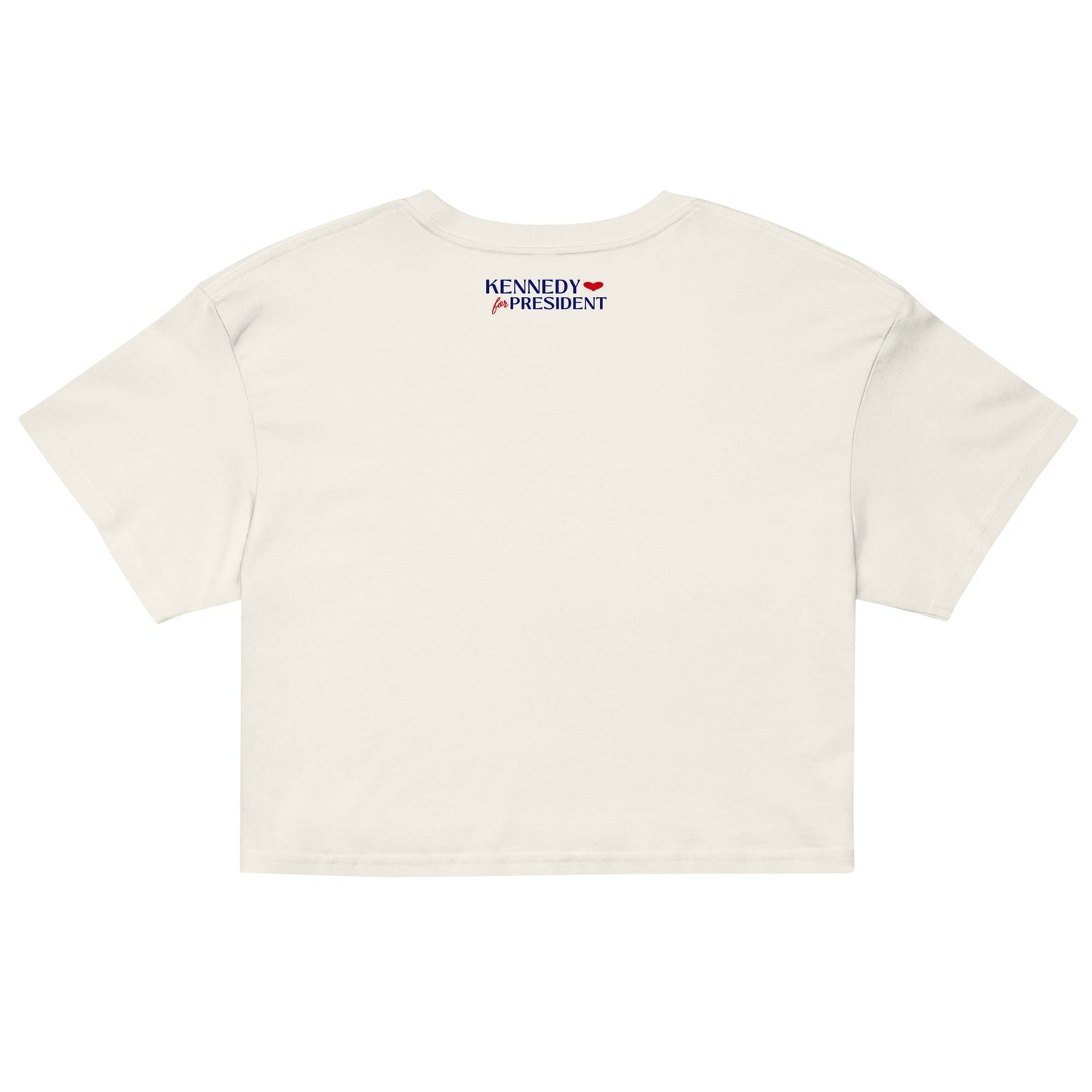 Kennedy Heart Embroidered Women’s Crop Top - Team Kennedy Official Merchandise