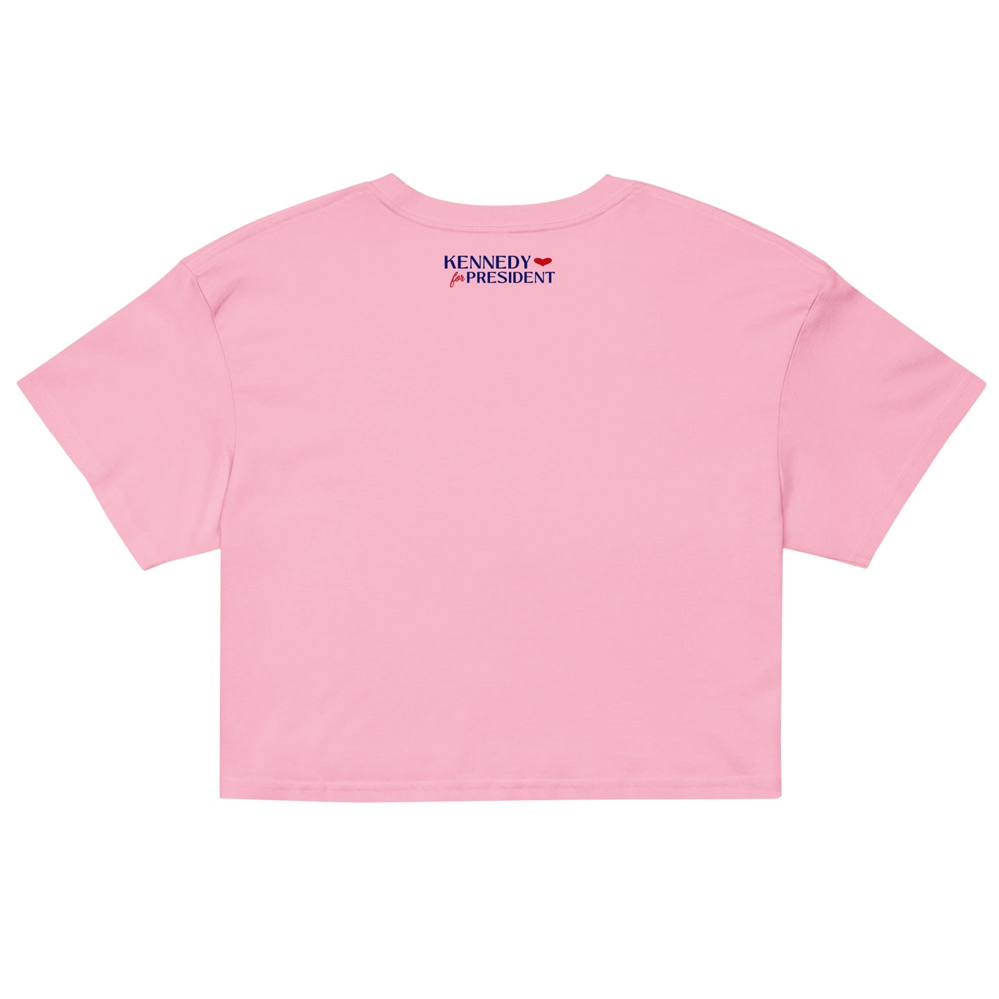 Kennedy Heart Embroidered Women’s Crop Top - Team Kennedy Official Merchandise