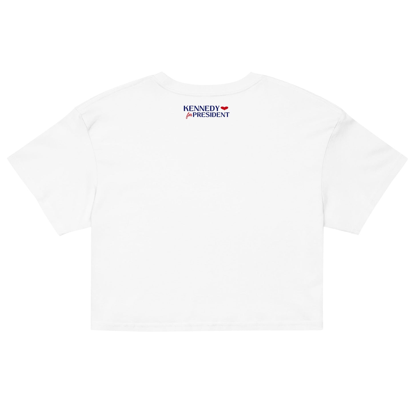 Kennedy Heart Embroidered Women’s Crop Top - Team Kennedy Official Merchandise