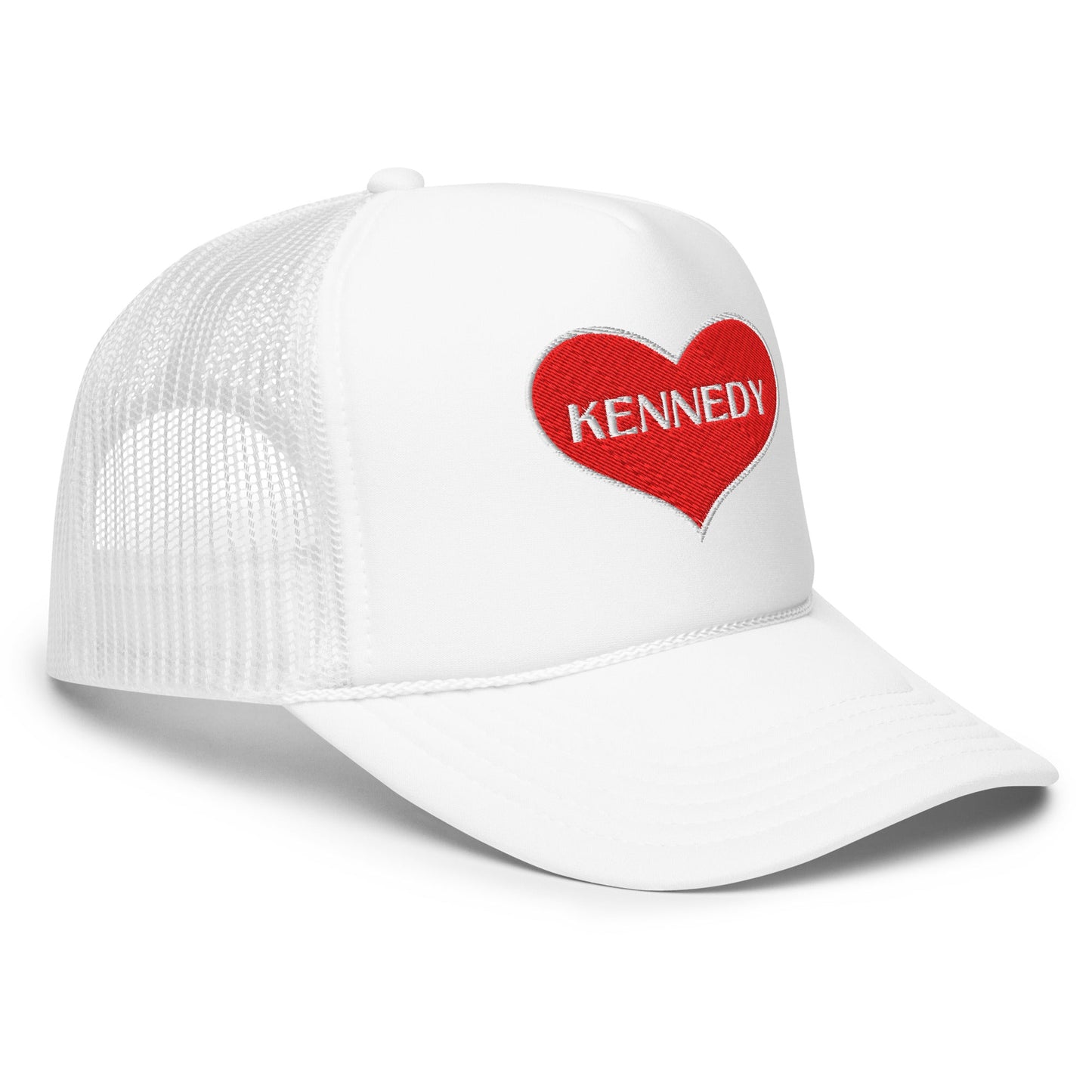 Kennedy Heart Foam Trucker Hat - Team Kennedy Official Merchandise