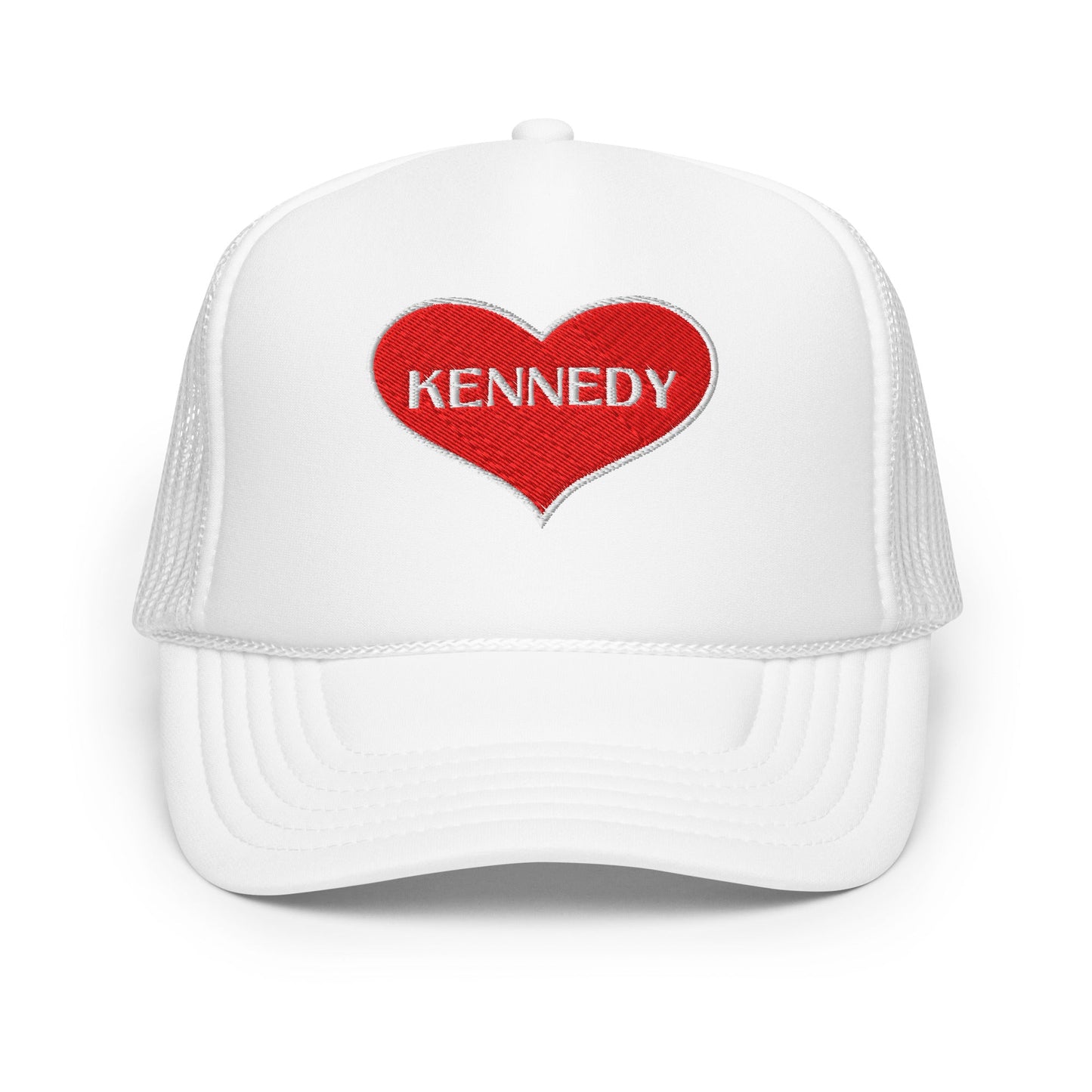 Kennedy Heart Foam Trucker Hat - Team Kennedy Official Merchandise