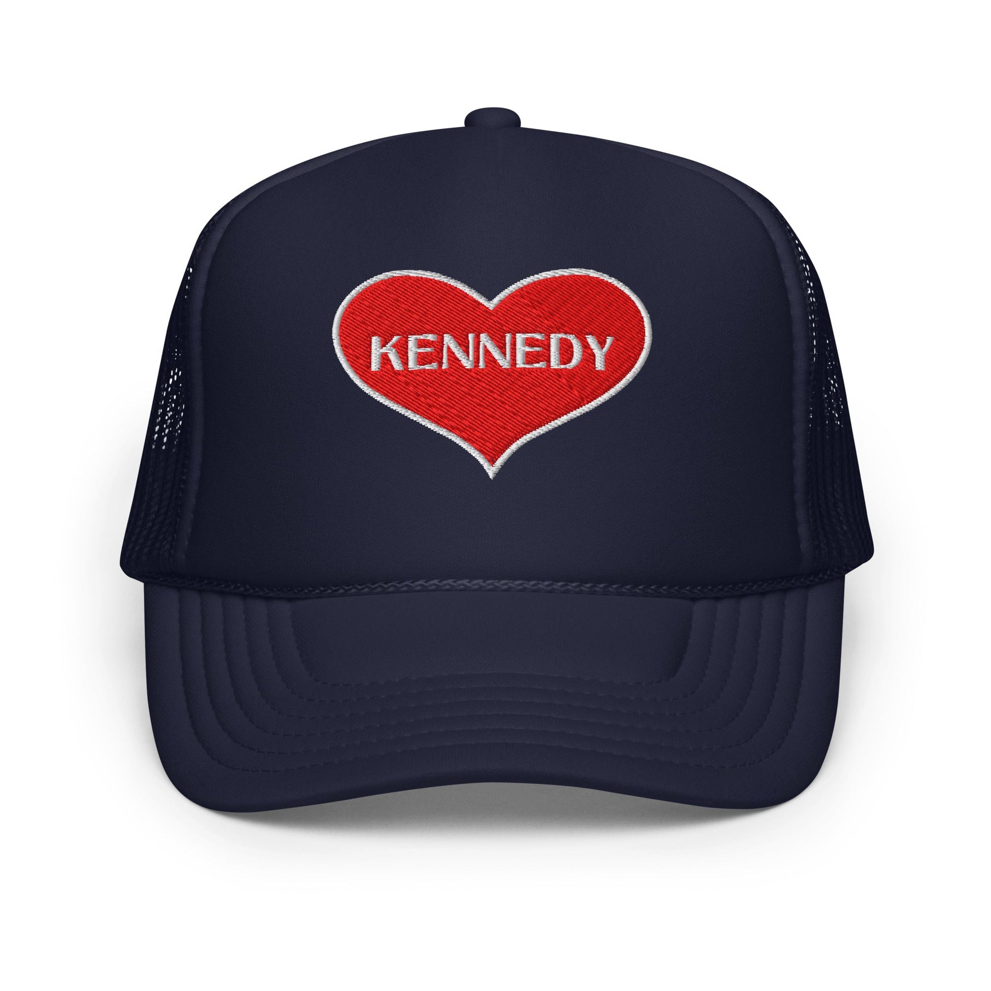 Kennedy Heart Foam Trucker Hat - Team Kennedy Official Merchandise