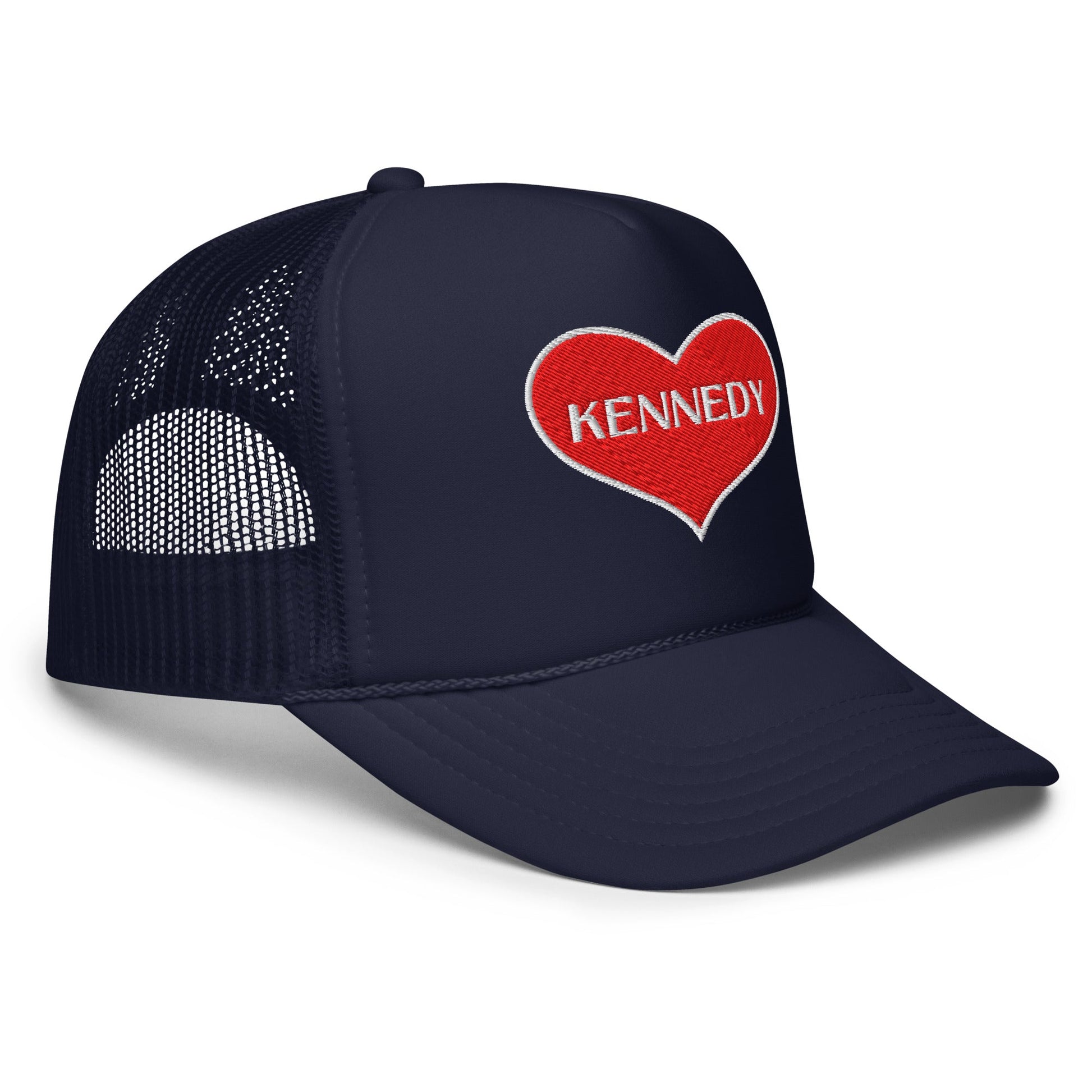 Kennedy Heart Foam Trucker Hat - Team Kennedy Official Merchandise