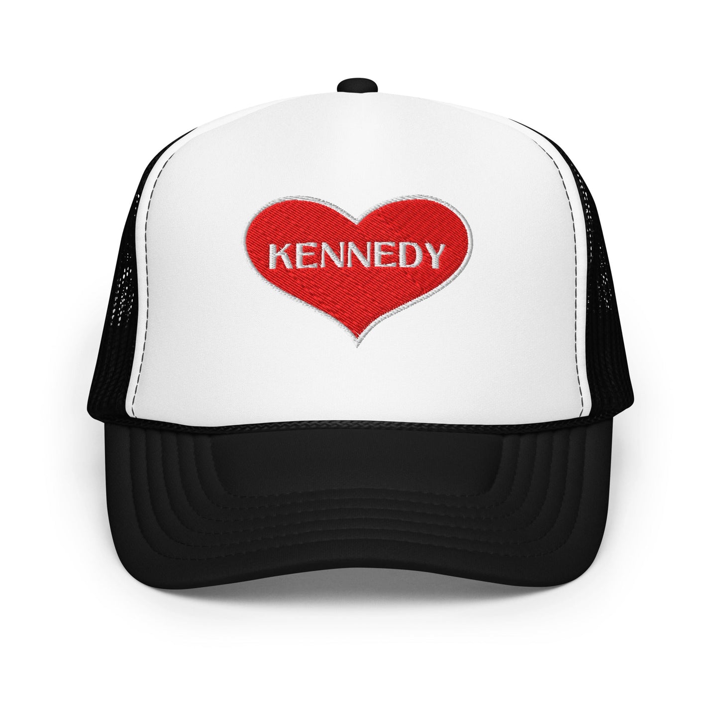 Kennedy Heart Foam Trucker Hat - Team Kennedy Official Merchandise