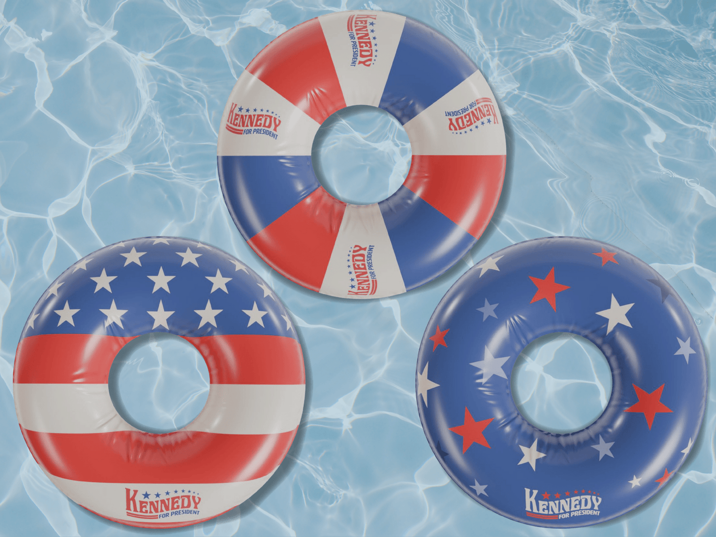 Kennedy Pool Floatie Bundle 🇺🇸 LIMITED EDITION - Team Kennedy Official Merchandise