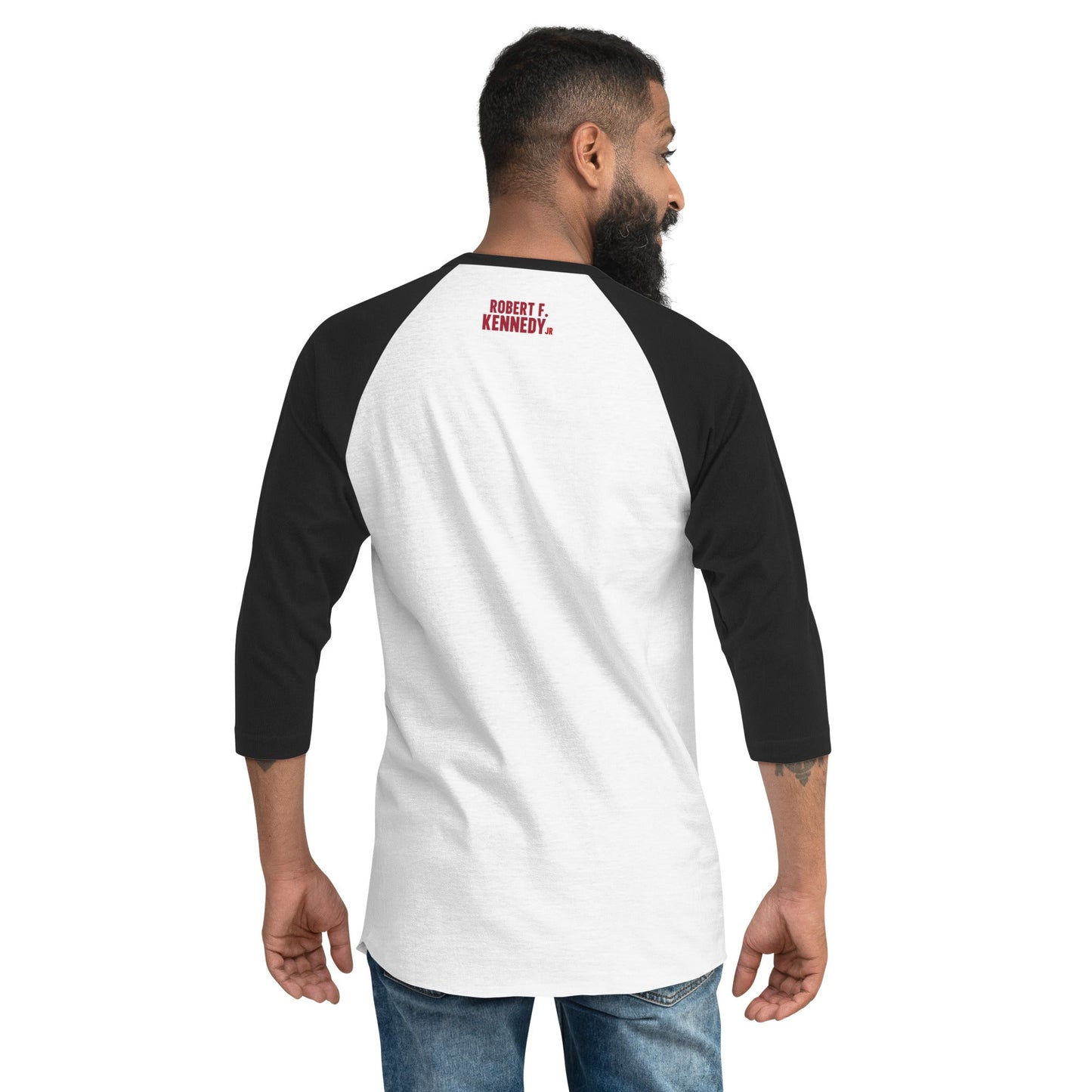 Kennedy Spirit of '68 3/4 Sleeve Raglan Shirt - Team Kennedy Official Merchandise