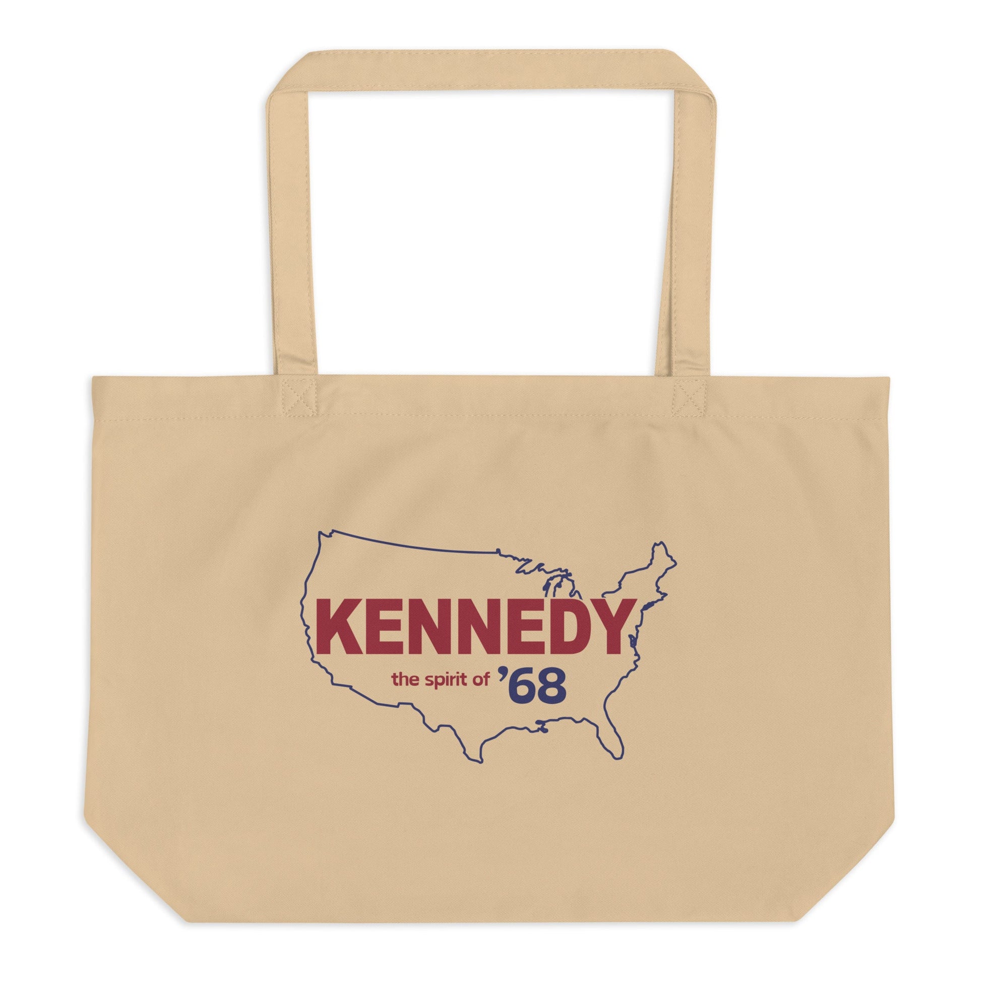 Kennedy Spirit of '68 Large Organic Tote Bag - Team Kennedy Official Merchandise