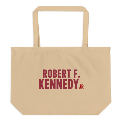 Kennedy Spirit of '68 Large Organic Tote Bag - Team Kennedy Official Merchandise