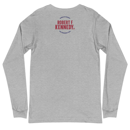 Kennedy Spirit of '68 Unisex Long Sleeve Tee - TEAM KENNEDY. All rights reserved