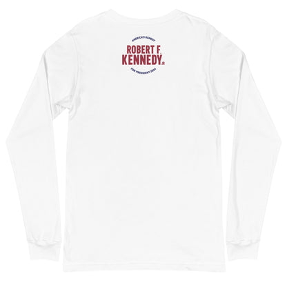 Kennedy Spirit of '68 Unisex Long Sleeve Tee - TEAM KENNEDY. All rights reserved