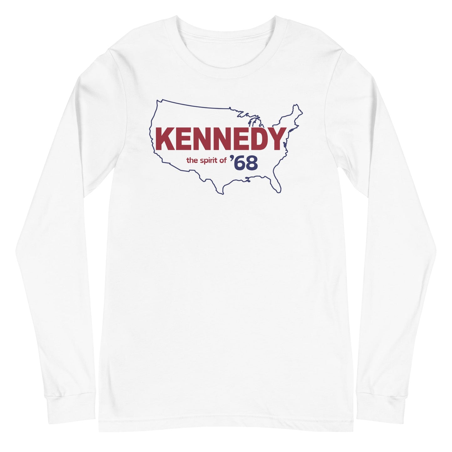 Kennedy Spirit of '68 Unisex Long Sleeve Tee - TEAM KENNEDY. All rights reserved