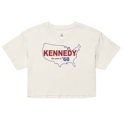 Kennedy Spirit of '68 Women's Crop Top - Team Kennedy Official Merchandise