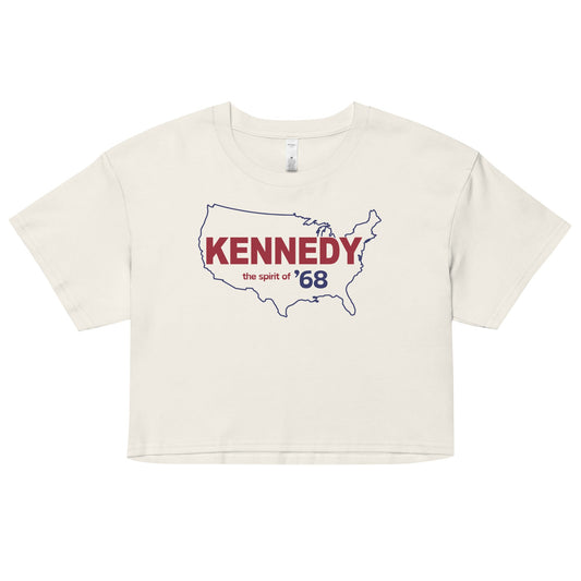 Kennedy Spirit of '68 Women's Crop Top - Team Kennedy Official Merchandise