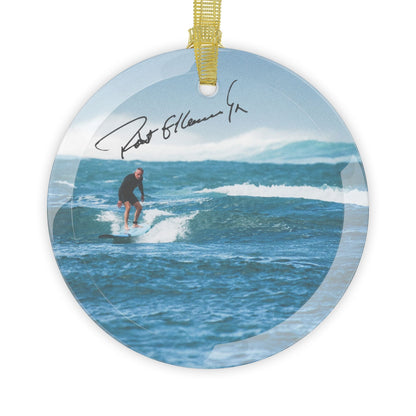 Kennedy Surfing III Signature Glass Ornament - Team Kennedy Official Merchandise