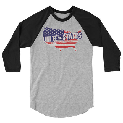 Kennedy Unite the States 3/4 Sleeve Raglan Shirt - Team Kennedy Official Merchandise