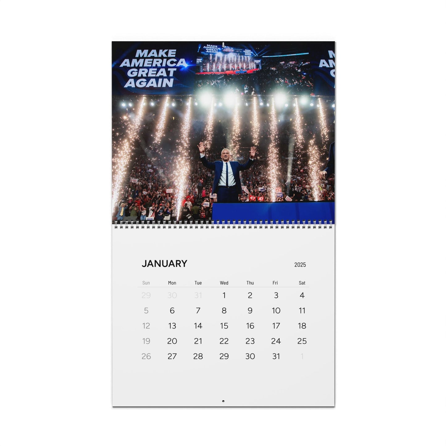 Kennedy Wall Calendar (2025) - Team Kennedy Official Merchandise