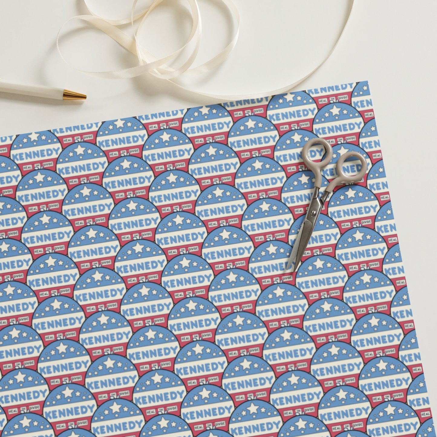 Kennedy Wrapping Paper - TEAM KENNEDY. All rights reserved