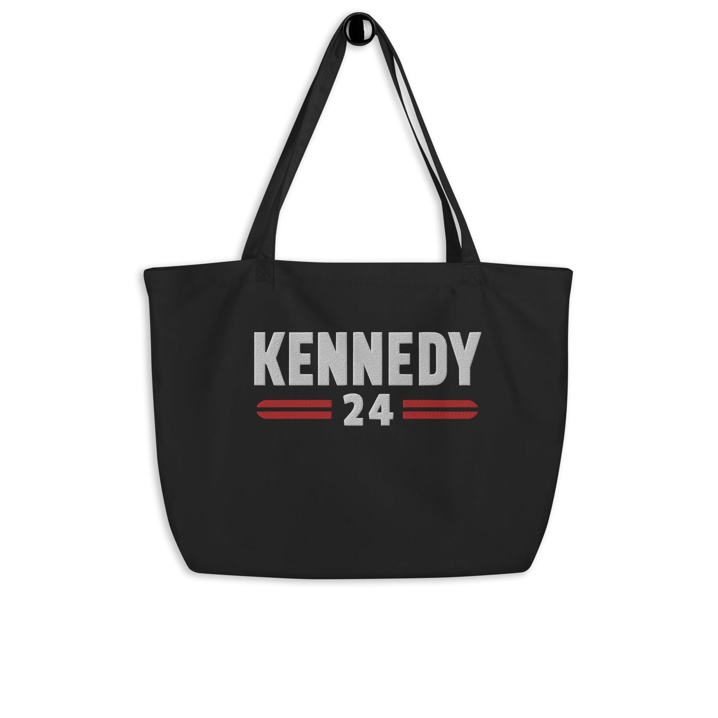 Large Organic Embroidered Kennedy Classic Tote Bag - TEAM KENNEDY. All rights reserved