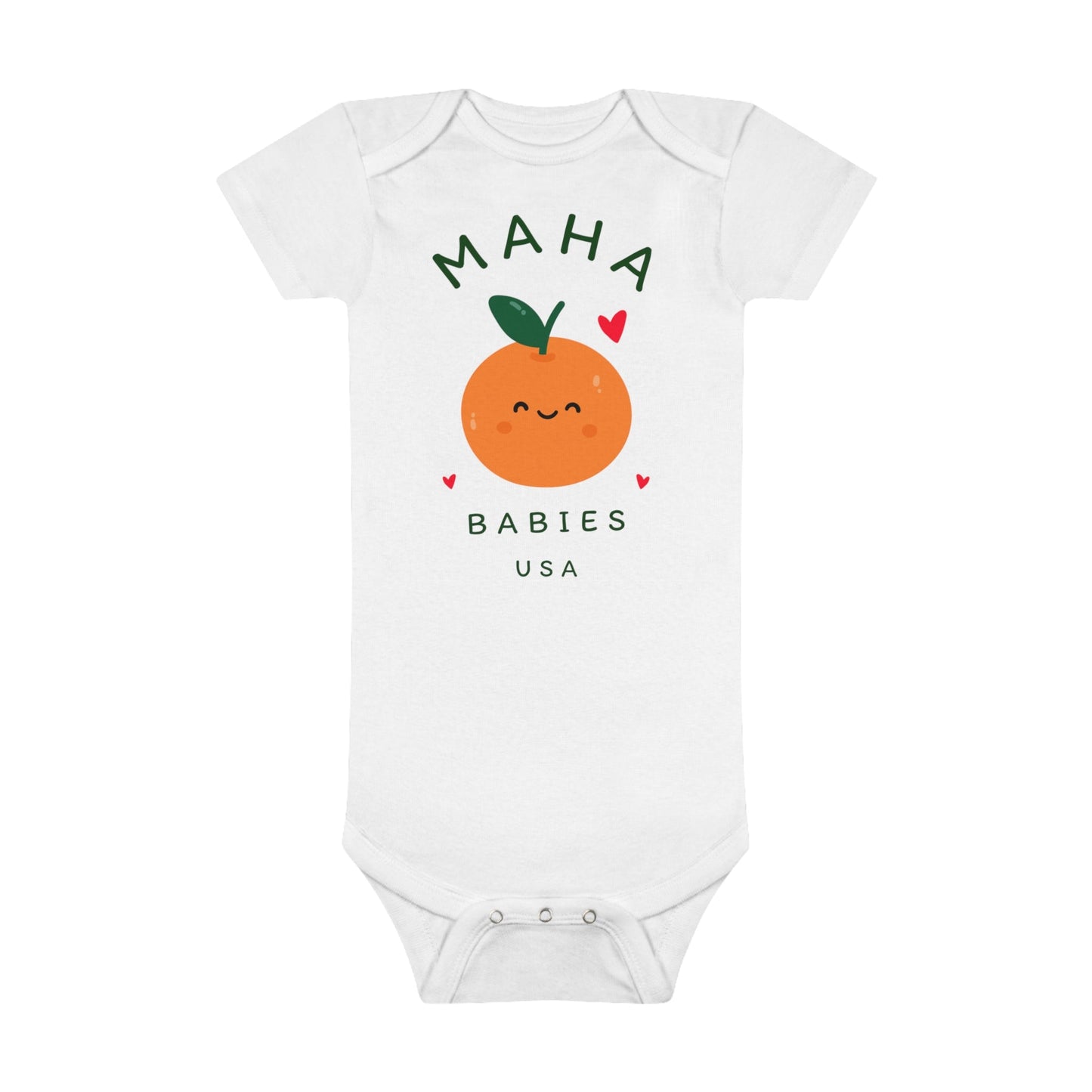 MAHA Babies Onesie® Organic Baby Bodysuit - Team Kennedy Official Merchandise