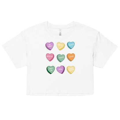 MAHA Candy Heart Women’s Crop Top - Team Kennedy Official Merchandise