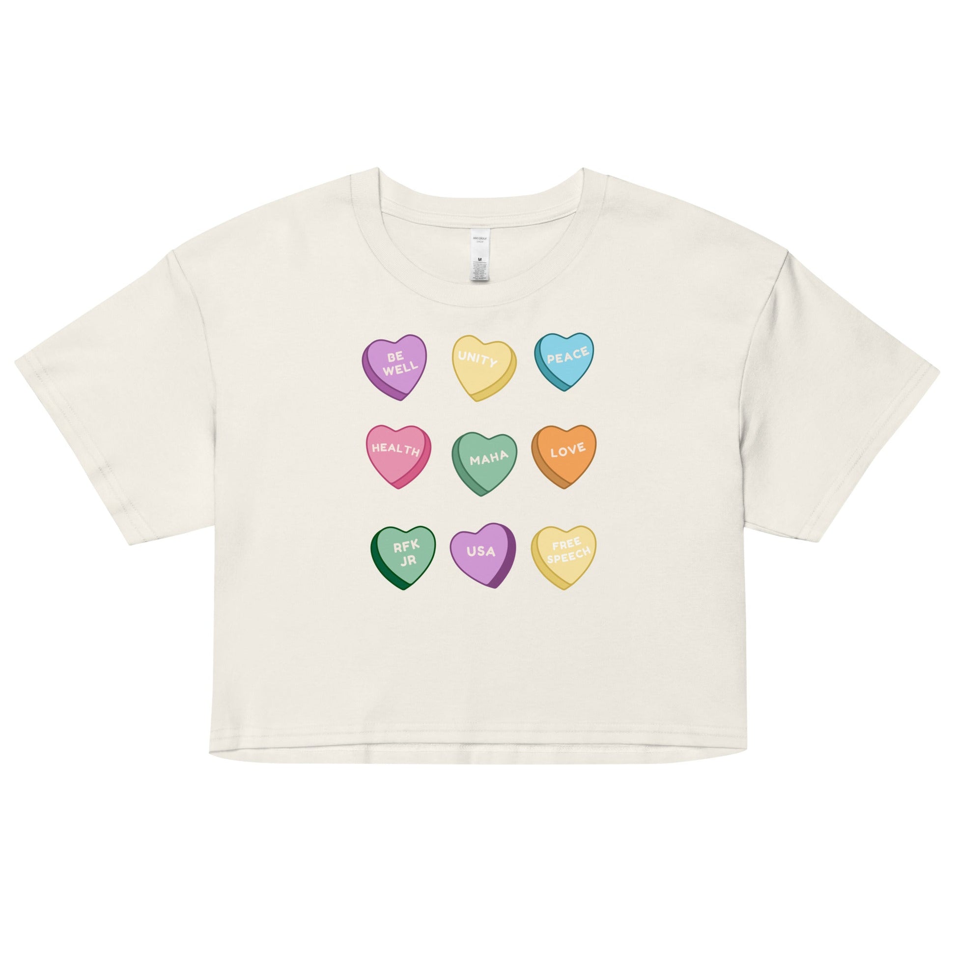 MAHA Candy Heart Women’s Crop Top - Team Kennedy Official Merchandise