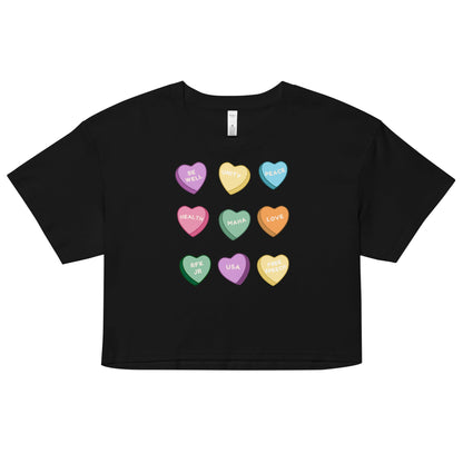 MAHA Candy Heart Women’s Crop Top - Team Kennedy Official Merchandise