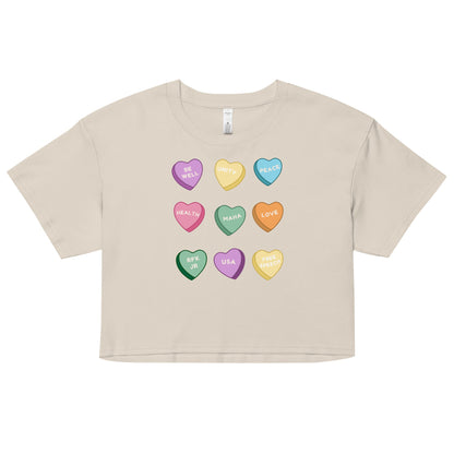 MAHA Candy Heart Women’s Crop Top - Team Kennedy Official Merchandise