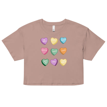 MAHA Candy Heart Women’s Crop Top - Team Kennedy Official Merchandise