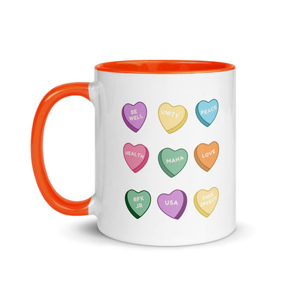 MAHA Candy Hearts Mug with Color Inside - Team Kennedy Official Merchandise