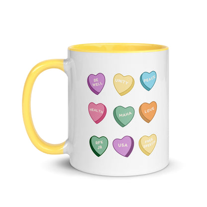 MAHA Candy Hearts Mug with Color Inside - Team Kennedy Official Merchandise