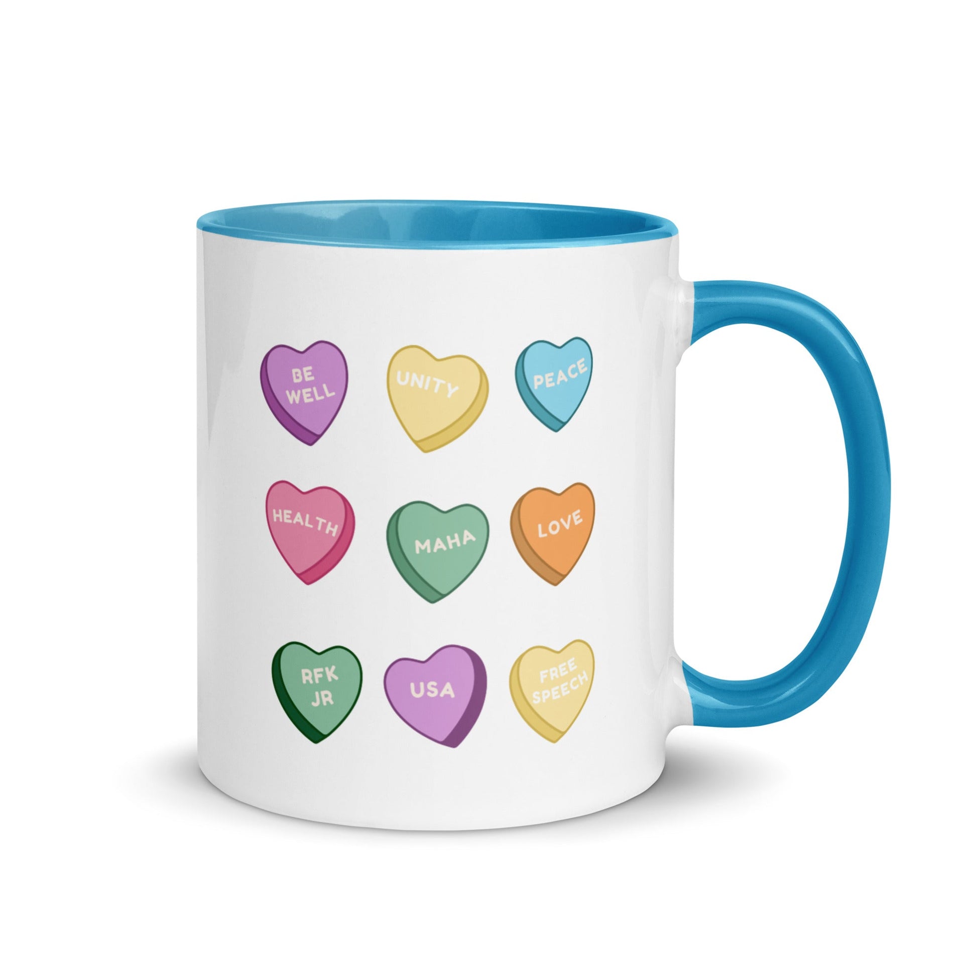 MAHA Candy Hearts Mug with Color Inside - Team Kennedy Official Merchandise