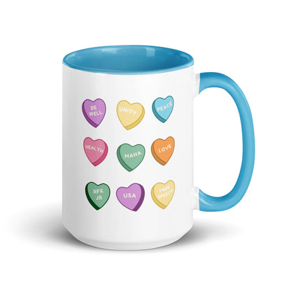 MAHA Candy Hearts Mug with Color Inside - Team Kennedy Official Merchandise