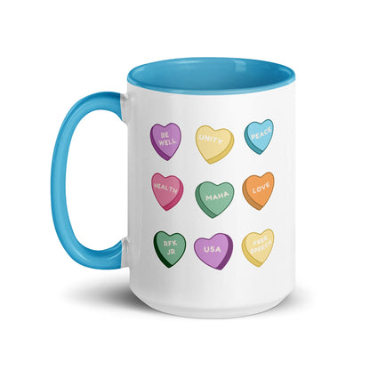 MAHA Candy Hearts Mug with Color Inside - Team Kennedy Official Merchandise