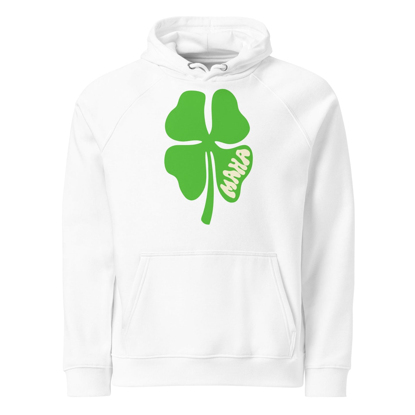 MAHA Clover Unisex Eco Raglan Hoodie - Team Kennedy Official Merchandise