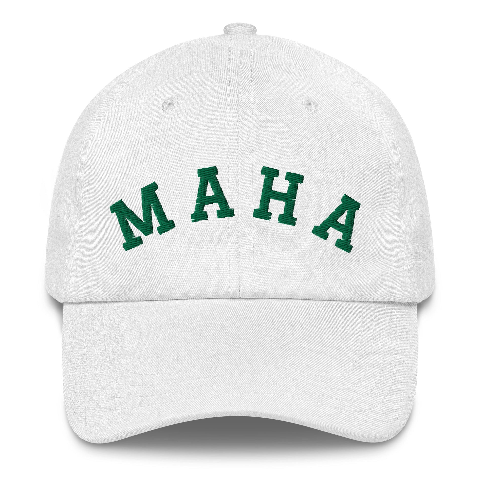 MAHA Collegiate Embroidered Dad Hat - Team Kennedy Official Merchandise