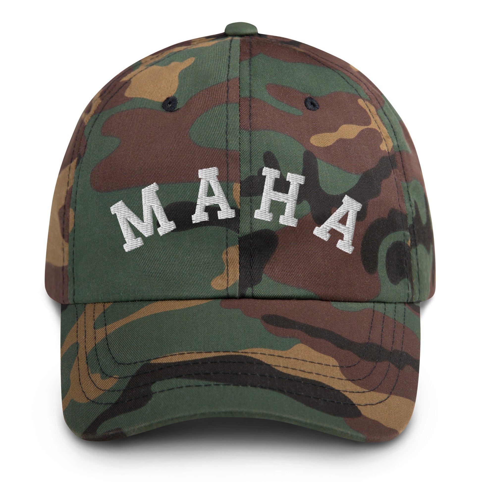 MAHA Collegiate Embroidered Dad Hat - Team Kennedy Official Merchandise