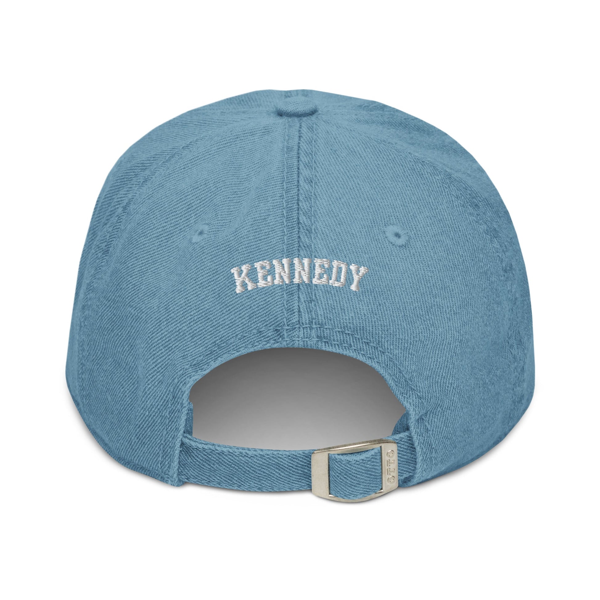 MAHA Collegiate Embroidered Denim Hat - Team Kennedy Official Merchandise