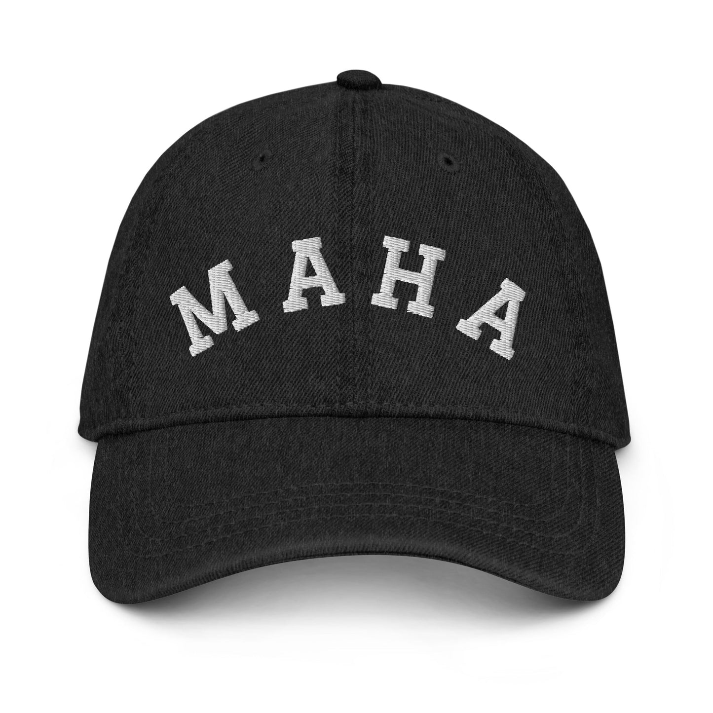 MAHA Collegiate Embroidered Denim Hat - Team Kennedy Official Merchandise