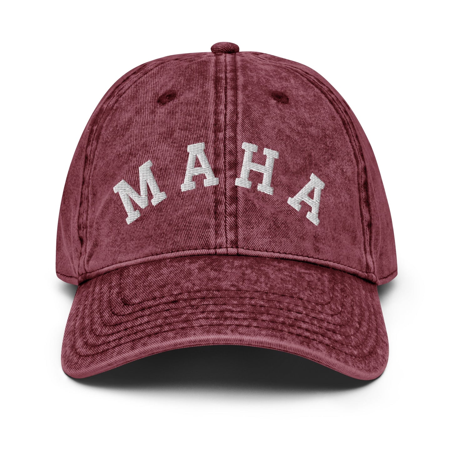 MAHA Collegiate Embroidered Vintage Cotton Twill Cap - Team Kennedy Official Merchandise