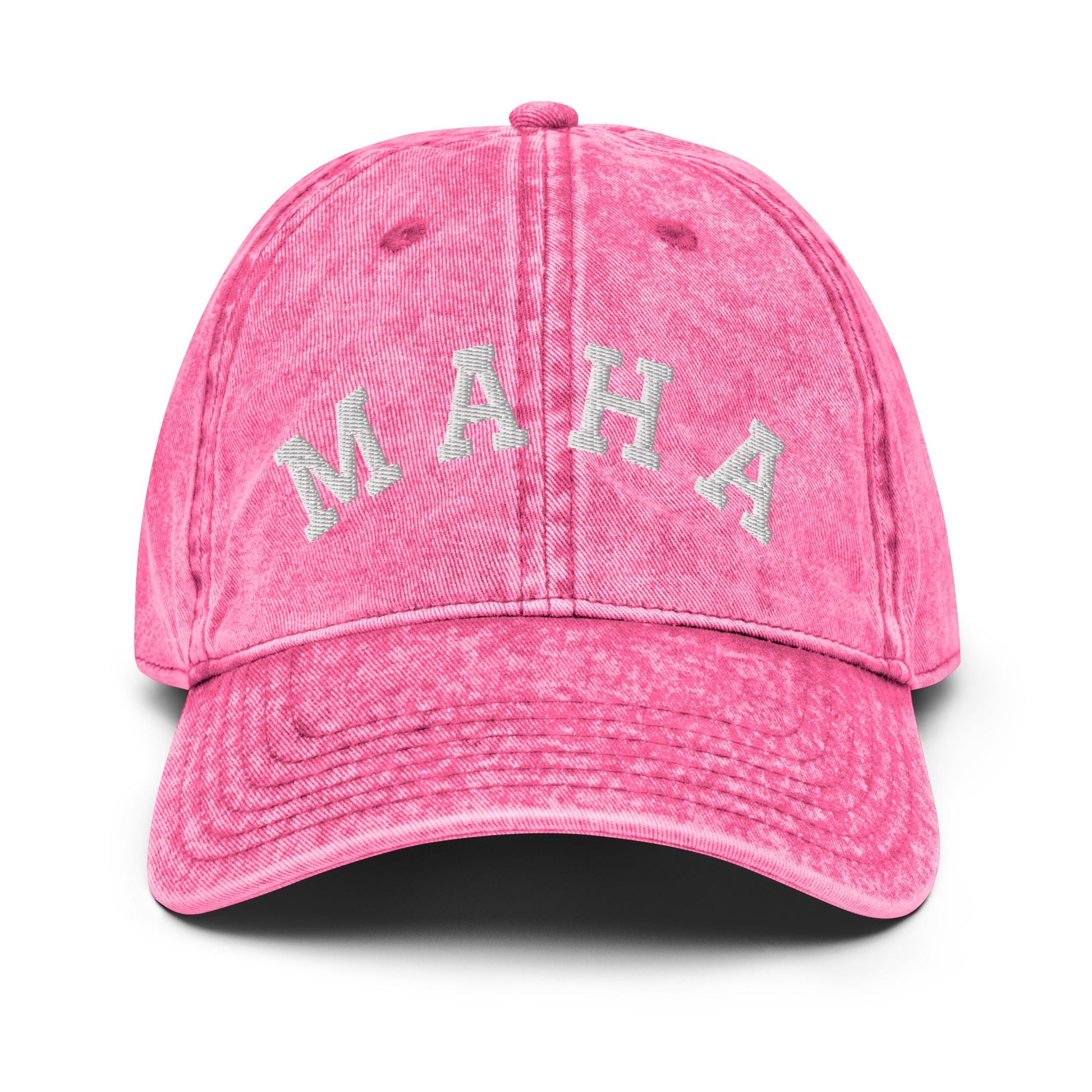 MAHA Collegiate Embroidered Vintage Cotton Twill Cap - Team Kennedy Official Merchandise