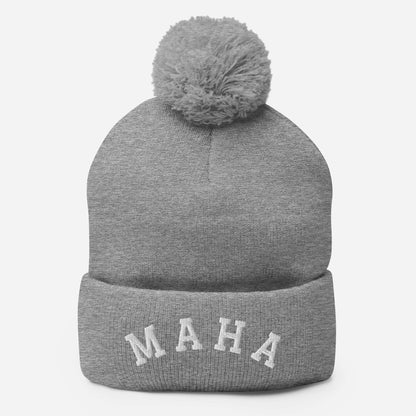 MAHA Collegiate Pom - Pom Beanie - Team Kennedy Official Merchandise