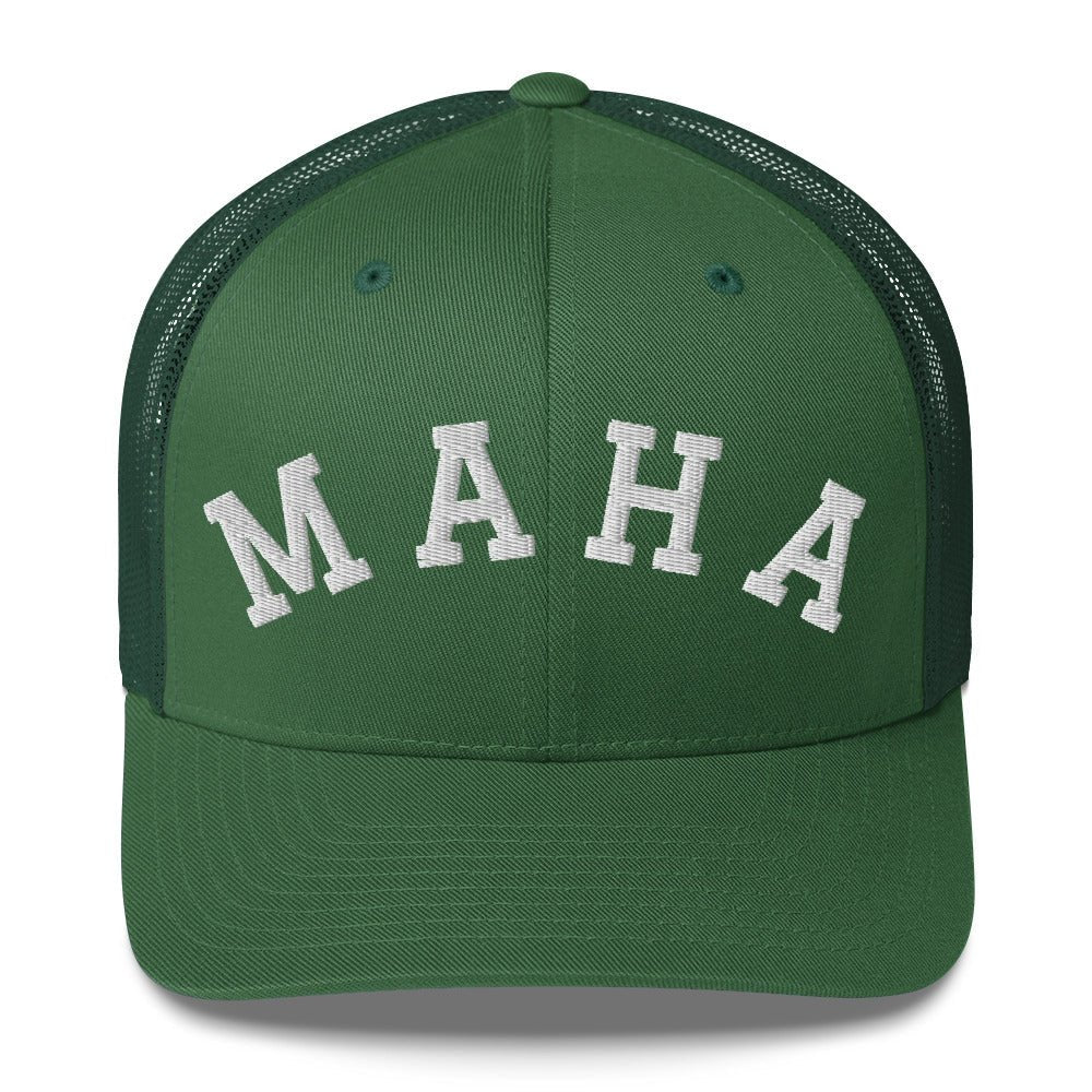 MAHA Collegiate Trucker Cap - Team Kennedy Official Merchandise