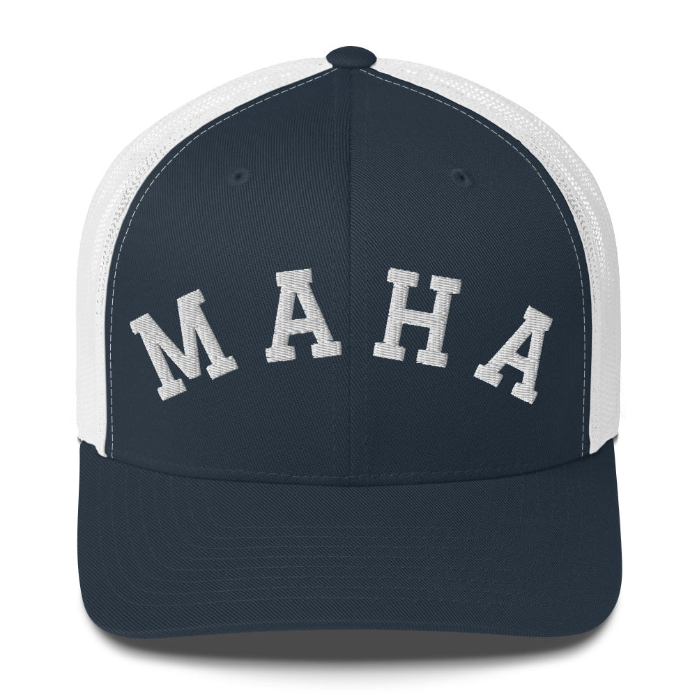 MAHA Collegiate Trucker Cap - Team Kennedy Official Merchandise