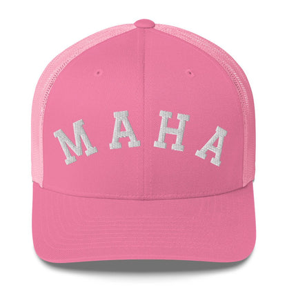 MAHA Collegiate Trucker Cap - Team Kennedy Official Merchandise