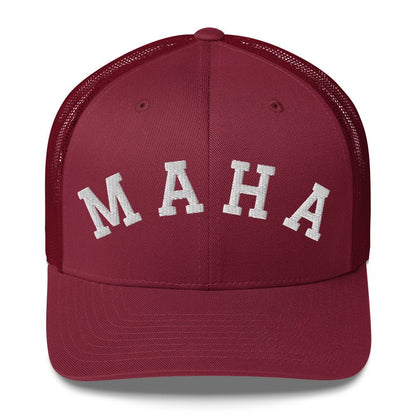 MAHA Collegiate Trucker Cap - Team Kennedy Official Merchandise