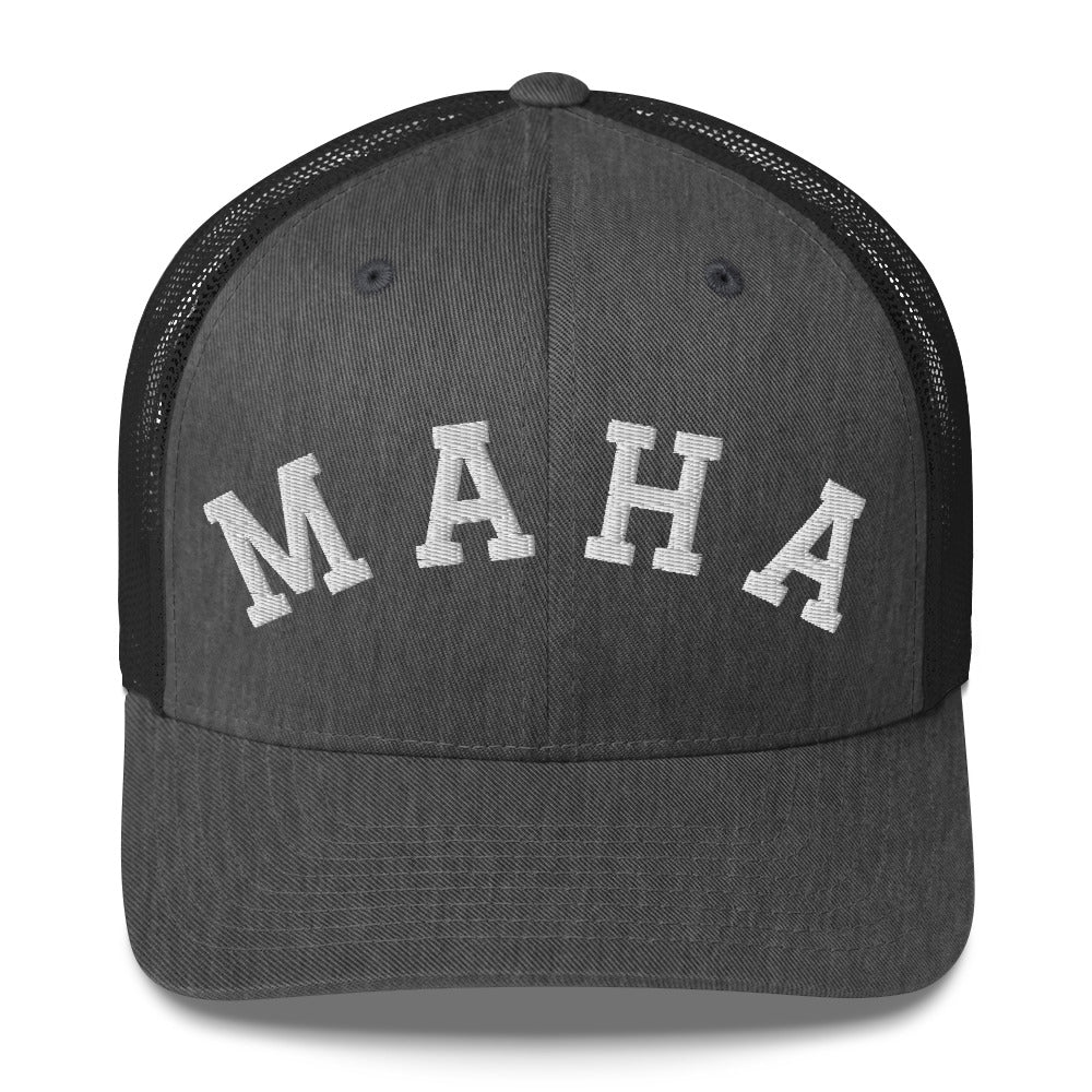 MAHA Collegiate Trucker Cap - Team Kennedy Official Merchandise