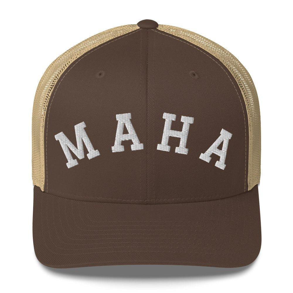 MAHA Collegiate Trucker Cap - Team Kennedy Official Merchandise