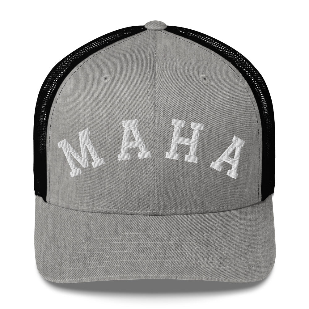 MAHA Collegiate Trucker Cap - Team Kennedy Official Merchandise